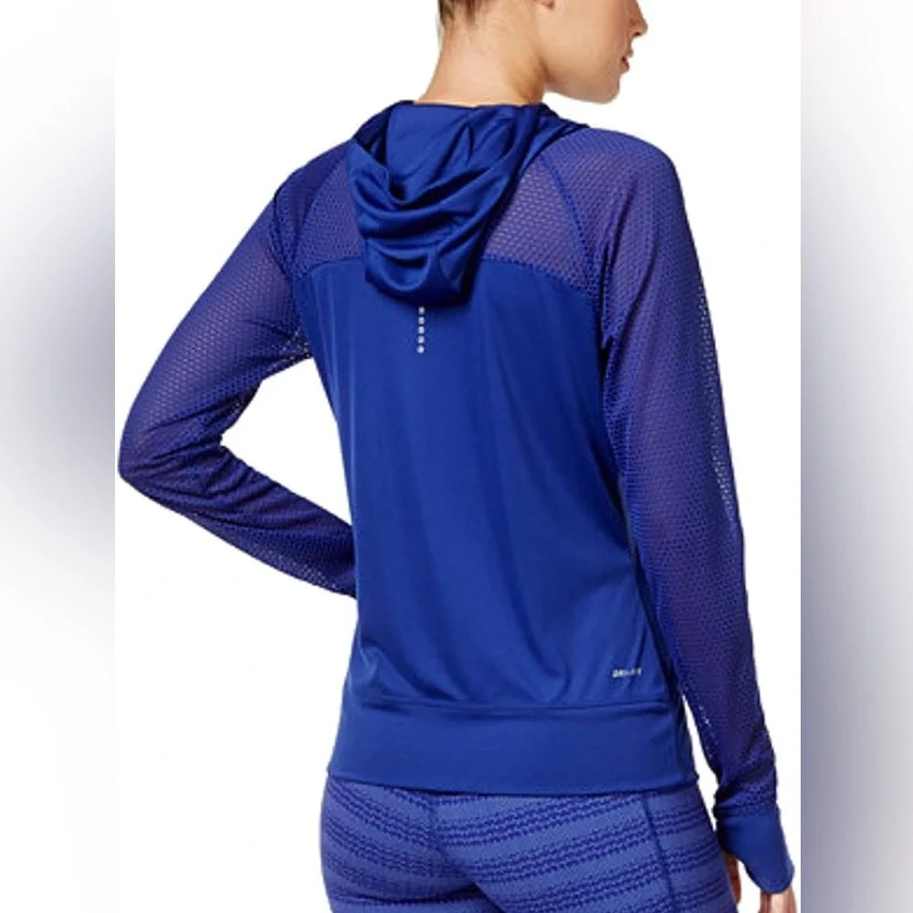 Women’s Nike Run Fast Hoody Blue Size small - Picture 3 of 3